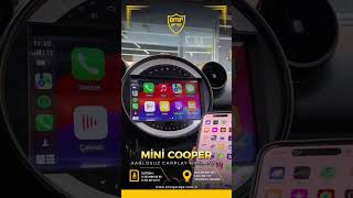 Mini Cooper carplay android auto ekran sistemi