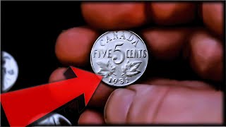 NICKEL BOX MEGASCORE!!! COIN ROLL HUNTING CANADIAN NICKELS!!