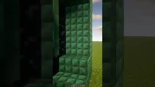 How to build a creeper portal in Minecraft! #shorts #minecraft