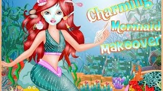 Макияж для русалочки Ариэль /  Make-up for the little mermaid Ariel