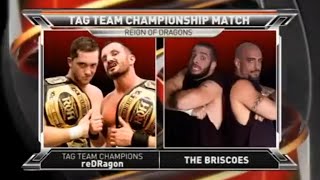 reDRagon (Kyle O'Reilly & Bobby Fish) vs. The Briscoes (Jay & Mark) - ROH World Tag Team Titles 2013