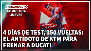 4 DÍAS DE TEST, 350 VUELTAS: EL ANTÍDOTO DE KTM PARA FRENAR A DUCATI PARA EL RED BULL RING ...