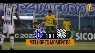 Paysandu 1 X 1 Figueirense | (Papão adia a classificação) Melhores Momentos Série C 2022