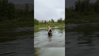 GOING UNDER!!! Fishing and crossing the Red Deer River