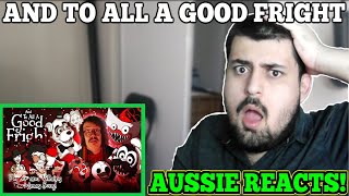 AUSSIE REACTS! AND TO ALL A GOOD FRIGHT  Horror & Villains Xmas Song! #STUPENDIUM #XMASSONG