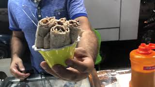 Asmr street fast ice cream rolls (so satisfying) أسرع صنع الآيس كريم رولس فی السلیمانیە