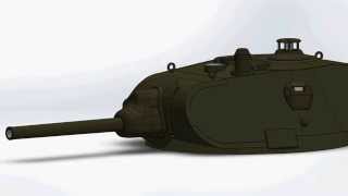 Башня Т-34 образца 1940 г. с орудием Л-11