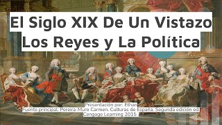 España durante El Siglo XIX (De Un Vistazo) → Los Reyes y La Política