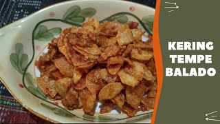 An easy way to make delicious sambal balado tempe || Cara mudah masak kering tempe balado yang enak