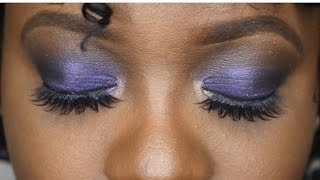 Smokey Purple Eye Makeup Tutorial!