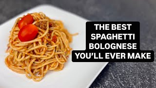 The BEST Spaghetti Bolognese You’ll Ever Make! | Step-by-Step Recipe