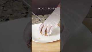 How to make scotch eggs without deep frying them #short