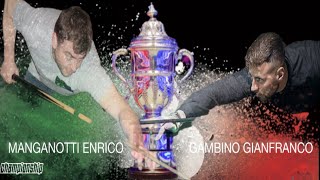 MANGANOTTI ENRICO VS GAMBINO GIANFRANCO CN BILLIARD TV