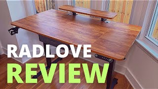 Radlove Height Adjustable Electric Standing Desk with Drawer Review | Radlove Electric Standing Desk