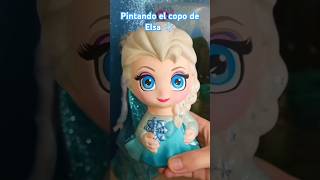 Pintando el copo❄️ de Elsa de cerámica #frozen #elsa #fyp #disney #disneyprincess