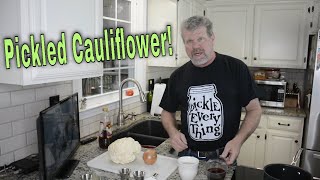 How to pickle cauliflower  Quick pickle method!