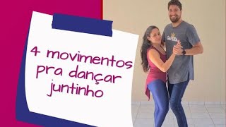 4 passos de Forró pra Dançar juntinho #shorts