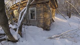 охота на зайца в заброшеной деревне. Шацкий р-он. 21.12.21