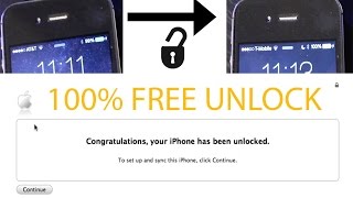 Tutorial: How To Factory Unlock AT&T iPhone Plus 7, 6s, 6, 5s, 5c, 5, 4s, 4, 3Gs, 3G For 100% FREE