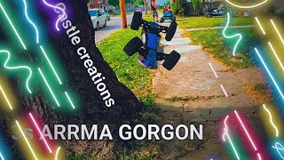 ARRMA GORGON 3s MADNESS I beat on her good