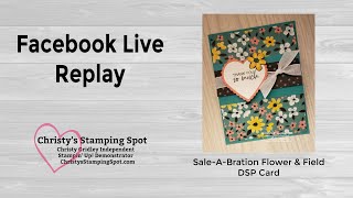 Sale-A-Bration Flower & Field DSP Fun Fold Card