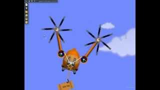 Algodoo wasp helicopter