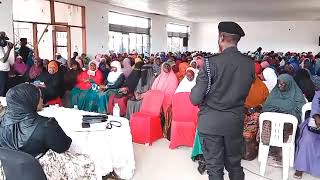 SPEECH FROM SECURITY AGENCIES TO WAKISO WOMEN MOSLEM COMMUNITY