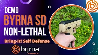 Byrna SD Demo - Non-Lethal Gun Demonstration on how the Byrna works with Eco Kinetic Projectiles