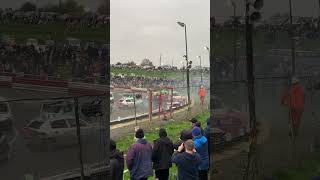 Banger carnage Hednesford Hills Raceway 03/11 #bangerracingcrashes #carnage #bangercrashes 💥