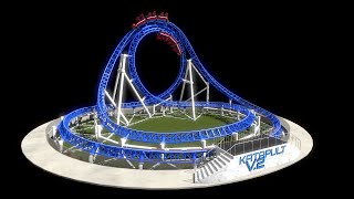 Katapult V2 | NoLimits 2 | Intamin Shuttle Coaster | 4K