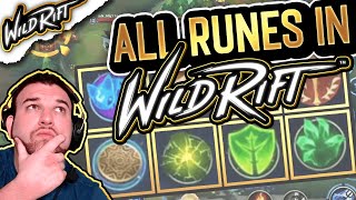 ALL RUNES IN WILD RIFT! League of Legends: Wild Rift Alpha