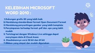 KELAS 4 : Teknologi Informasi dan Komunikasi (TIK) "Mengenal Ms. Word 2010" MI Miftahul Huda