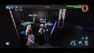 SWGOH Rey vs SEE with Armorer