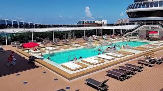 QUICK PEEK - MSC Meraviglia - Atmosphere Pool Deck