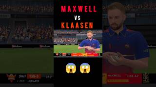 Maxwell vs Klaasen in RC 24 😱😱 | #shorts #rc24