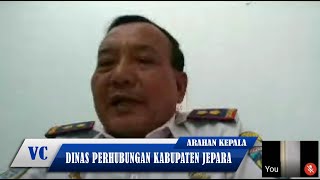 Arahan Ka. Dishub Jepara || Rapat Virtual Persiapan Pengelolaan Wisata Karimunjawa Menuju New Normal