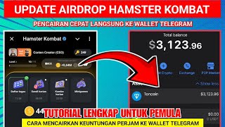 UPGRADE CARA MENARIK SALDO TOKEN HAMSTER KOMBAT KE WALLET TELEGRAM | AIRDROP GRATIS HAMSTER KOMBAT