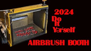 DIY Airbrush Spray Booth 2024 I Made From Trash I BoardGameManiacs