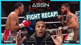 DAVID BENAVIDEZ VS CALB PLANT FIGHT RECAP! #viral #sports #BenavidezvsPlant