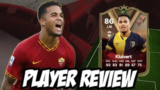 86 JUSTIN KLUIVERT DYNASTIE - Player Review | ULTIMATE TEAM 24