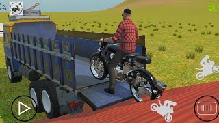 Drive Bullet Loaded On Panjabi Truck In Game 💥 #bulletlover #truck #bullet350 #driving #gamingvideos