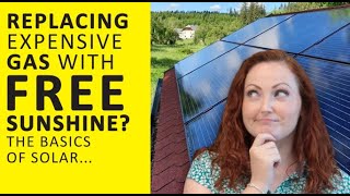 Replacing Expensive Gas with Free Sunshine? The Basics of Solar...