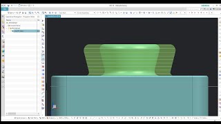 NX CAM Cavity mill undercut