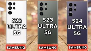 Samsung Galaxy S22 Ultra Vs Samsung Galaxy S23 Ultra Vs Samsung Galaxy S24 Ultra⚡️😱.