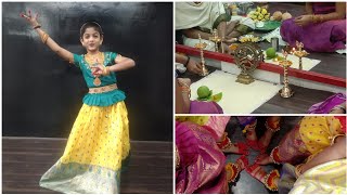 Gajja Pooja | KUCHIPUDI | First day Dance Performance in Gajja Pooja  | ASK Dance Studio