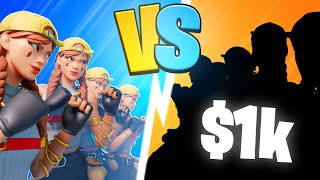 I Wagered Trash Talking Fortnite PROS for $1,000 (GETS TOXIC)