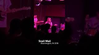 Snail Mail in Bloomington, IN on July 26th, 2018. Short snippet of “Let’s Find an Out” 🎸