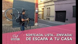 Sorteada, lista y enviada! La bici del sorteo del Giro