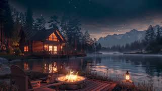 Summertime Forest Campfire with Crackling Fire Sounds, Fireplace Ambience, Nature sounds, Insomnia