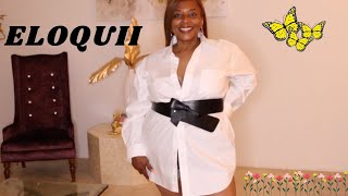 ELOQUII SPRING HAUL|TRY ON PLUS SIZE 2021|Classic Cee #eloquii #springhaul #2021